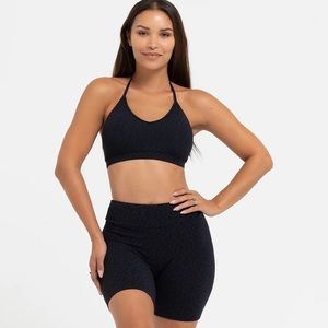 LiCi Fit Midnight Cheeta Shorts only